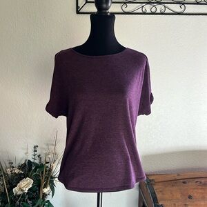 Colette Purple Slit Sleeve T-Shirt | Size S